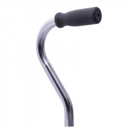 Baston de 4 patas base grande de aluminio cromado regulable de 74 a 96 cm capacidad de 136kg-DRIVE