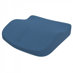 Cojin anatomico 2 en 1 de 41 x 41 x 10cm con espuma viscoelastica y funda hipoalergenica theraplus-Theramart