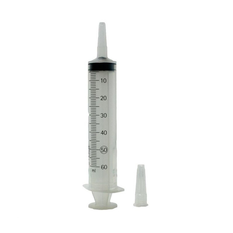 Jeringa descartable de 60 ml- caja x 25 und
