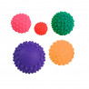 Esfera de colores tamaño 5.5cm con pines para estimulación