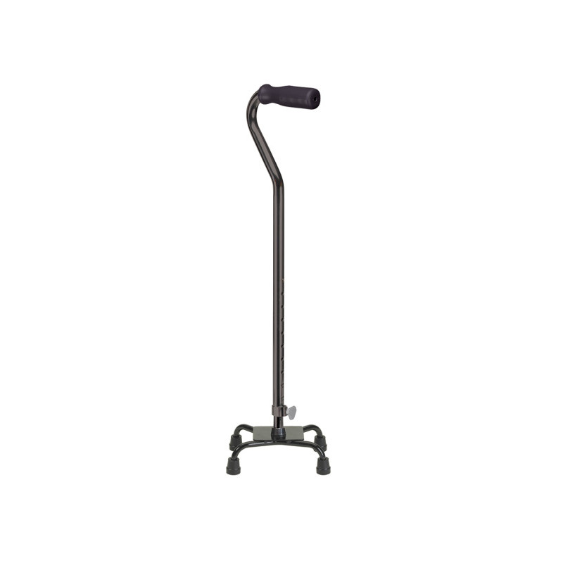 Baston de 4 patas base pequeña, cromado