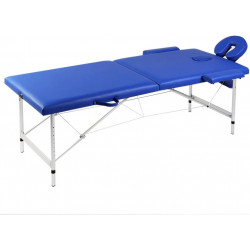 Mesa de masaje color azul