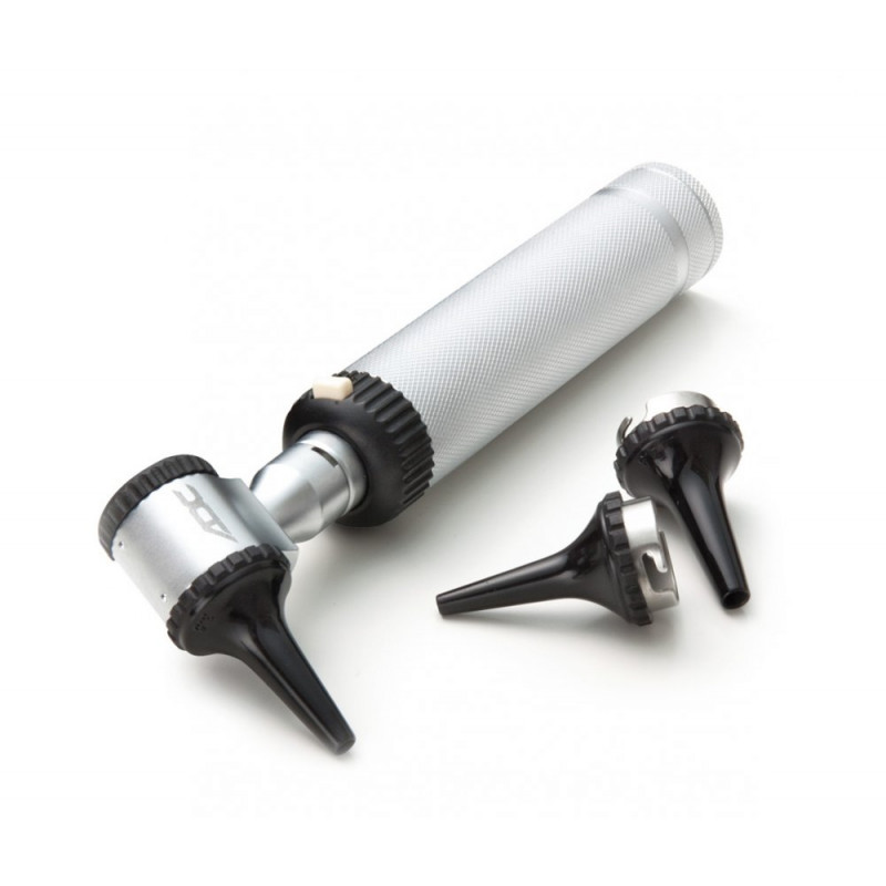 Otoscopio halogeno de acero inoxidable con estuche de 19cm proscope-Adc