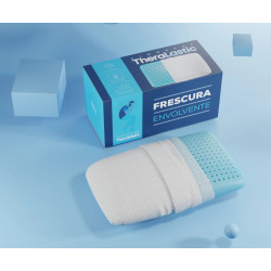 Almohada ultra ligera con textura perforada y funda transpirable theralastic - Theramart
