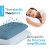 Almohada ultra ligera con textura perforada y funda transpirable theralastic - Theramart
