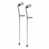 Muleta canadiense de aluminio capacidad 136kg altura regulable para pacientes de 152 a 188 cm articulado-Drive
