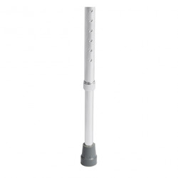 Muleta canadiense de aluminio capacidad 136kg altura regulable para pacientes de 152 a 188 cm articulado-Drive
