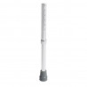 Muleta canadiense de aluminio capacidad 136kg altura regulable para pacientes de 152 a 188 cm articulado-Drive