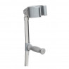 Muleta canadiense de aluminio capacidad 136kg altura regulable para pacientes de 152 a 188 cm articulado-Drive