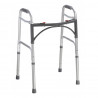 Andador de aluminio regulable de 82 a 99 cm capacidad de 158kg con boton de facil liberacion-DRIVE