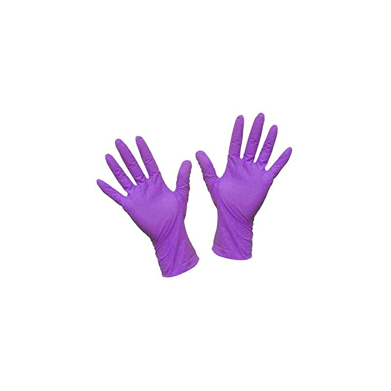 copy of GUANTES D/NITRILO COLOR VIOLETA X 100UN