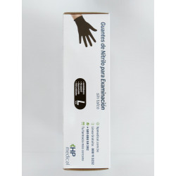 Guantes de Nitrilo color negro Talla S x 100 uni