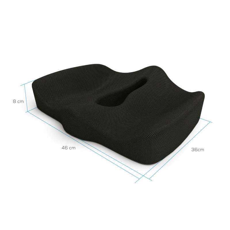 Cojin pelvico para eliminar presion de coxis con base antideslizante 42x46cm - Theraposture - Theramart