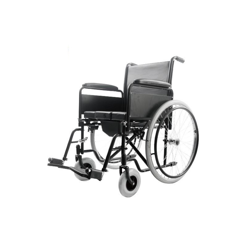 Silla de rueda con baño con capacidad de 100 kg- AMC