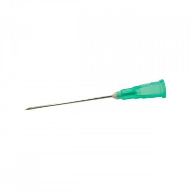 aguja descartable 21g x 1 1/2 amd X100 unidades