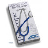 Estetoscopio de aluminio con tubo libre de latex liviano doble campana de 56cm adulto verde oscuro ADC