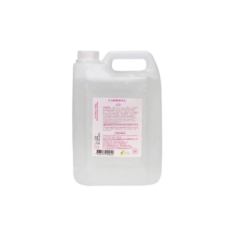 Gel para ecografia de 5kg. carbogel