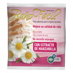 Baño fácil con manzanilla