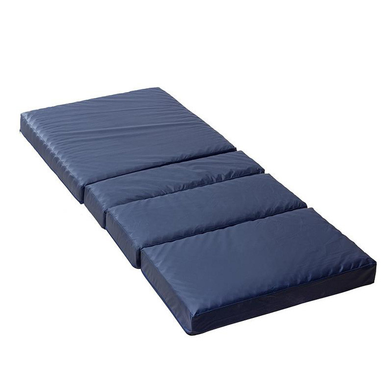 Colchon de esponja densidad 21 de 190x90x15cm articulado de 3 movimientos con forro de cuerina