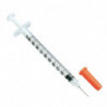 Jeringa descartable para insulina de 1ml con aguja incorporada 30g x 8 mm -AMD
