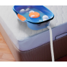 Lava cabezas de plástico portátil capacidad 5lt para paciente en cama - Theramart