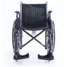 Silla de rueda de acero cromado con poza brazo corto - Intco