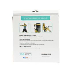 Bandas de resistencia para tubo, clips metálicos, mangos/loops, anclaje para puerta - Vive
