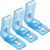 Cortador de tabletas color azul con compartimiento de almacenamiento 9x3,9x2,9cm
