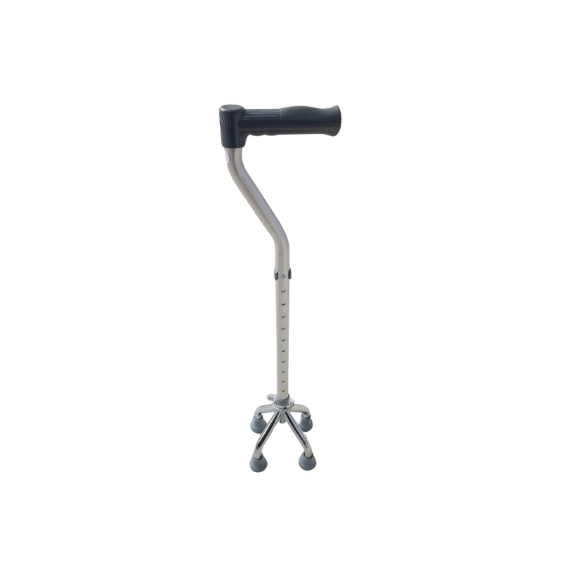 Bastón de 4 Patas Base Chica Cónica de Aluminio - AMC