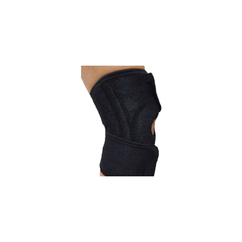 Rodillera Abierta con Sostén Rotuliano y Varillas Flexibles Talla S – Neoprene | Century & Field