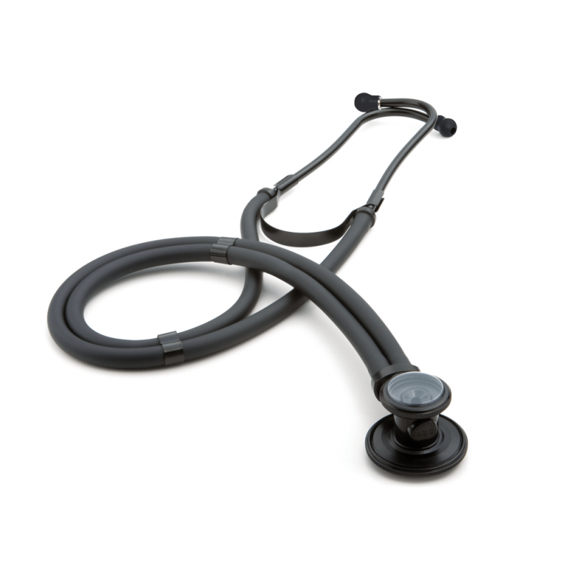 Estetoscopio Doble Tubo Negro Táctico 56cm – ADC