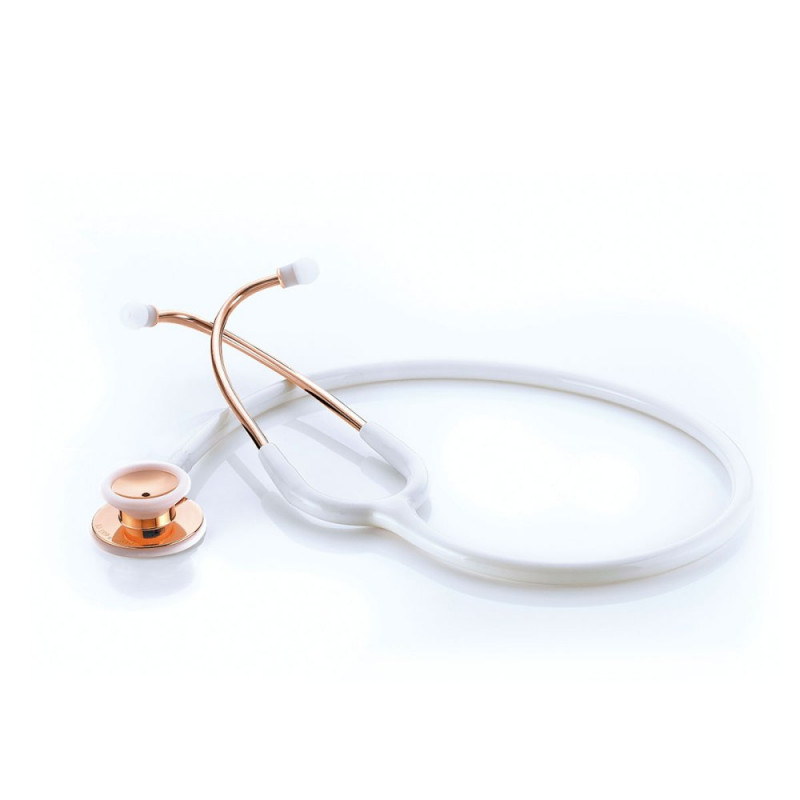 Estetoscopio Doble Camapana Oro Rosa/Blanco – ADC