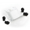 Estetoscopio con campana doble color negro ad de 56cm-Adc