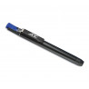 Linterna de bolsillo con carcasa de aluminio color negro con clip de bolsillo de 14cm con luz led de 10.000hrs de uso-Adc
